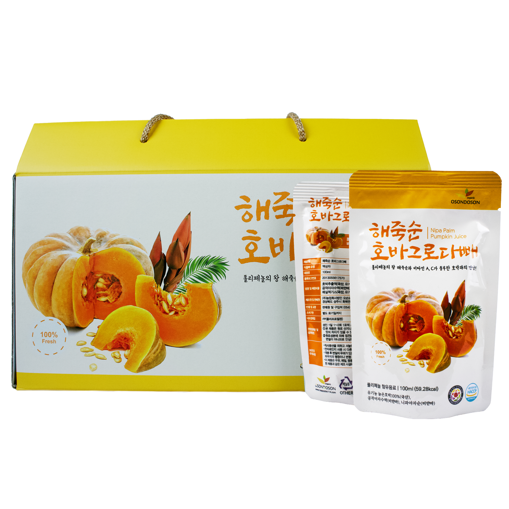 오손도손 해죽순 호바그로다빼 100ml x 30봉지
